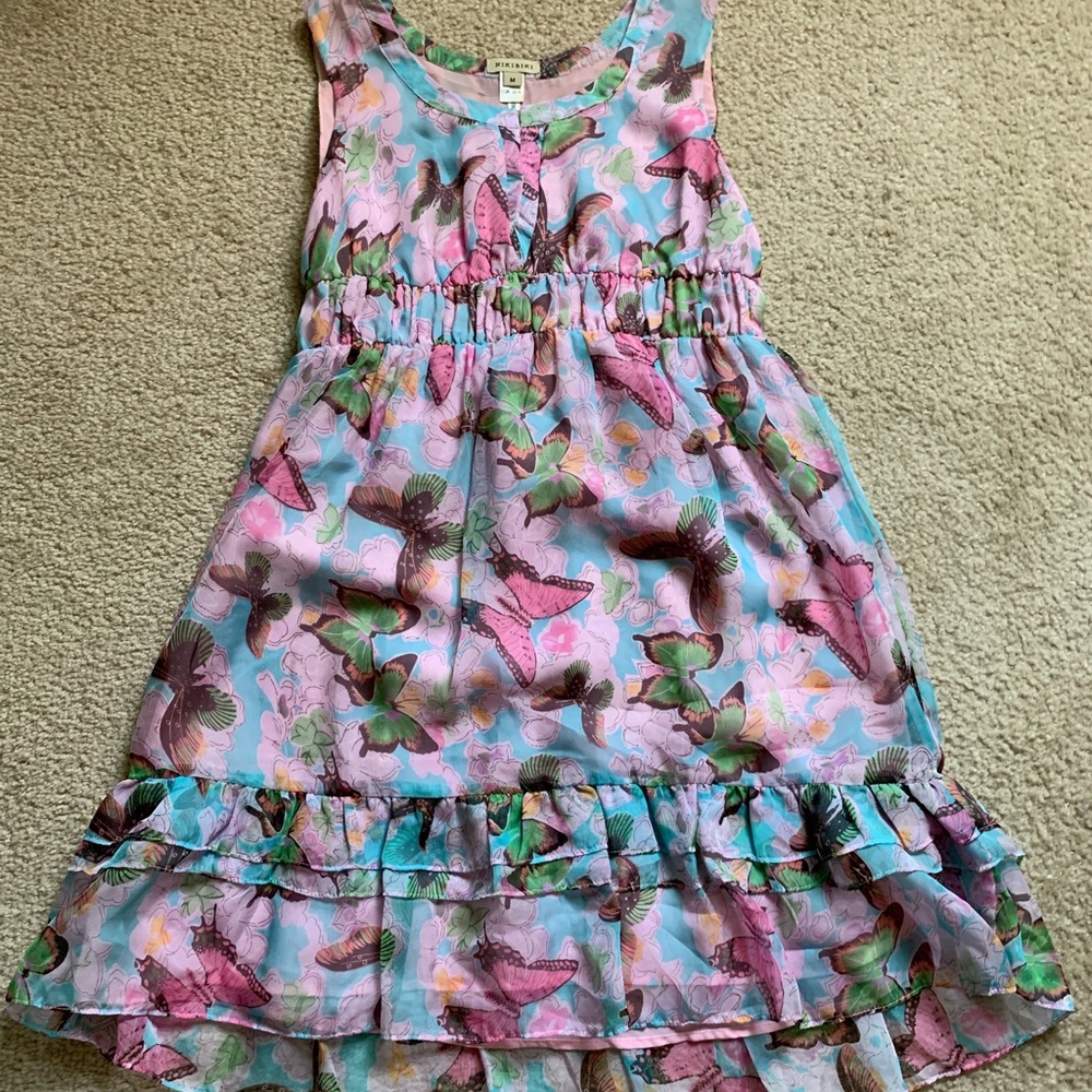 Dress with butterflies